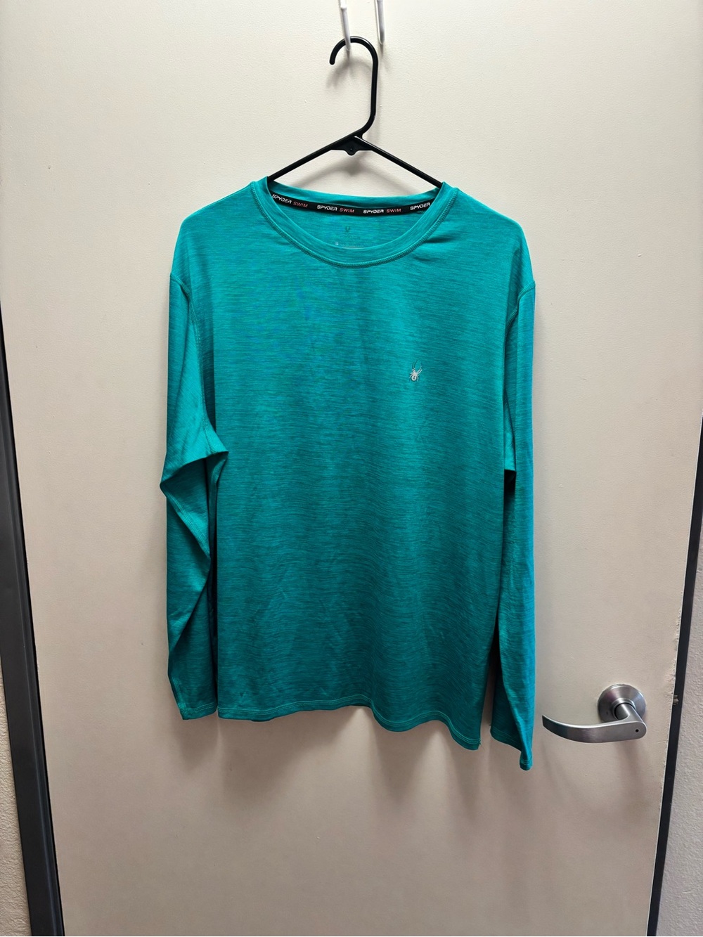 Spyder Men's Long Sleeve Tee in Teal size L